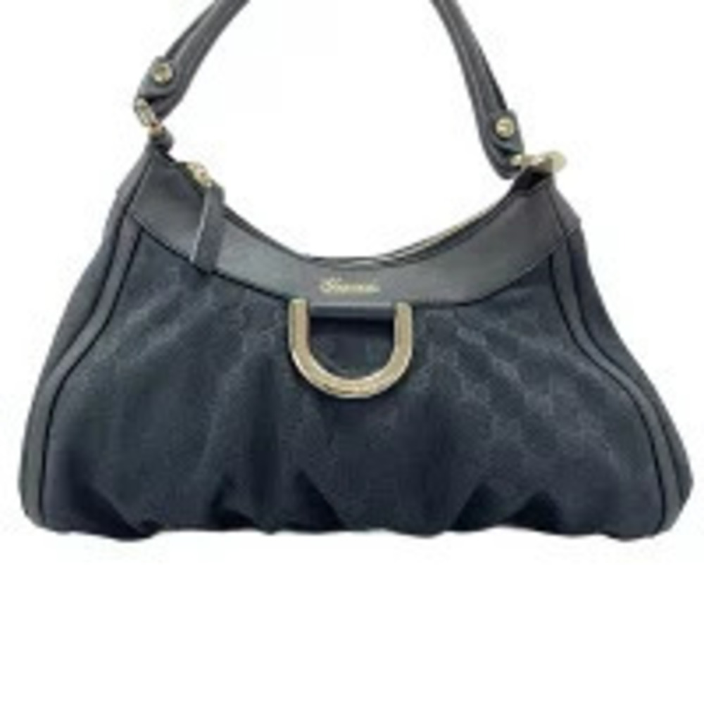 Gucci GG Canvas Abbey Handbag Black